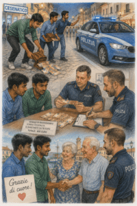 Due ragazzi del Bangladesh trovano 900 euro in strada e li consegnano alla Polizia