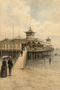 25 agosto 1890, il giorno in cui il mare si riprese il primo stabilimento balneare di Cesenatico