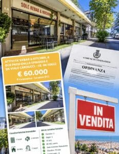 Viale Ferrara, dopo l’ordinanza il Sole Kebab & Kitchen è in vendita