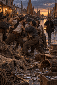 Pugni, reti squarciate e “pesce di scarto”: le faide tra i pescatori nel Porto Canale dell’800