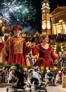 Sant’Angelo, torna il Palio dei Barrocci: 7 contrade, 150 figuranti e fuochi d’artificio