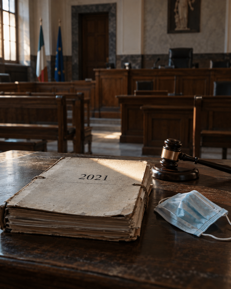 Cinque anni dopo, il Covid è ancora in tribunale