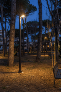 Nuova illuminazione per il parco di viale Torino: affidati i lavori