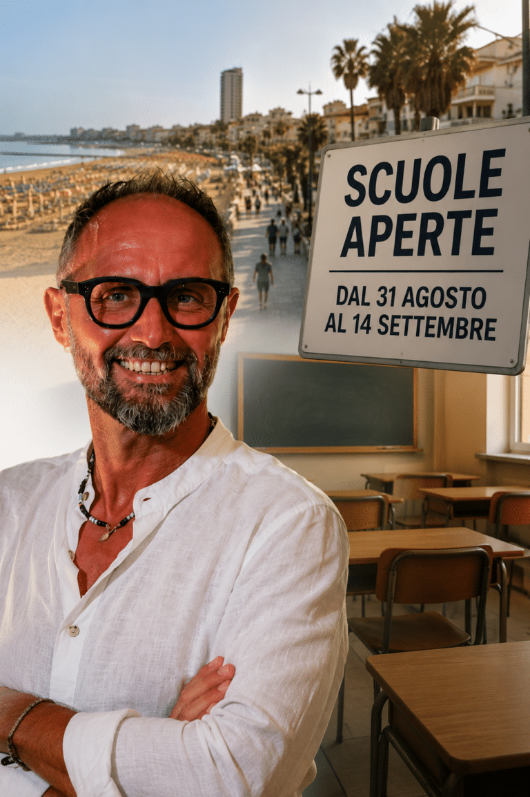 Scuole aperte il 31 agosto, Zarrelli (FdI): “Si penalizza il turismo”