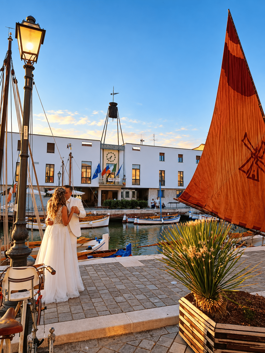 “Cesenatico, ci hai conquistati per sempre”: il matrimonio da sogno di una coppia viennese