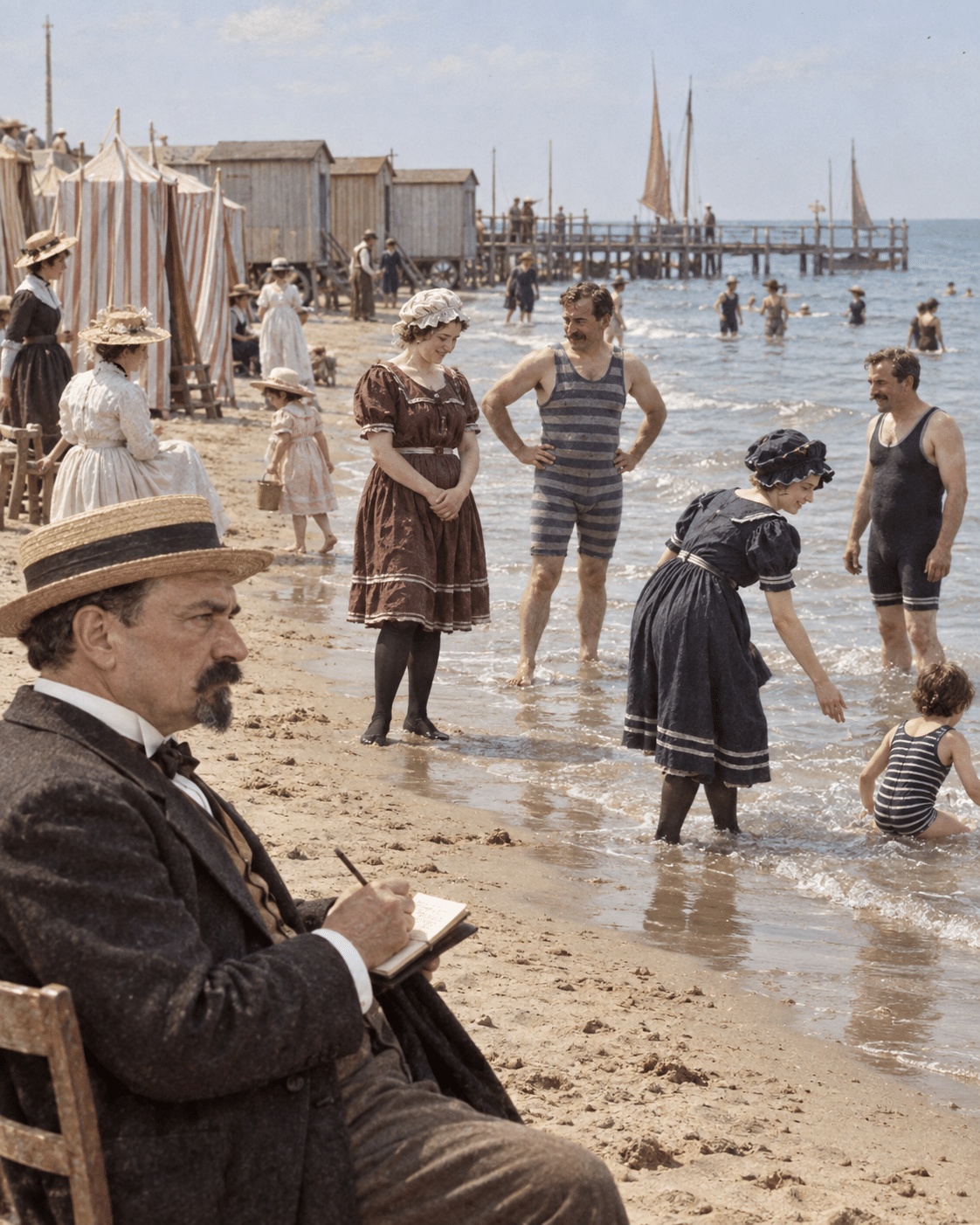 Cesenatico 1899, uomini e donne insieme in spiaggia: scoppia lo scandalo