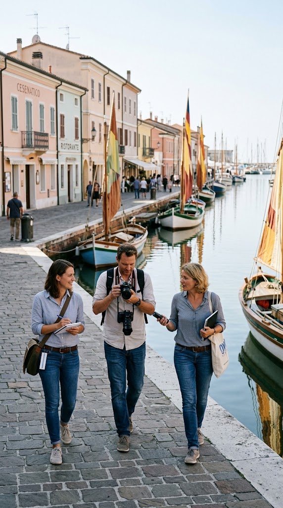 Cesenatico in vetrina tra Germania e Svizzera: tre reporter alla scoperta della Romagna