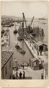Cesenatico 1906, il porto da spingere cento metri nel mare
