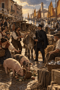 Porci in piazza e asini sequestrati: la Cesenatico che non ti aspetti nei verbali dell’800