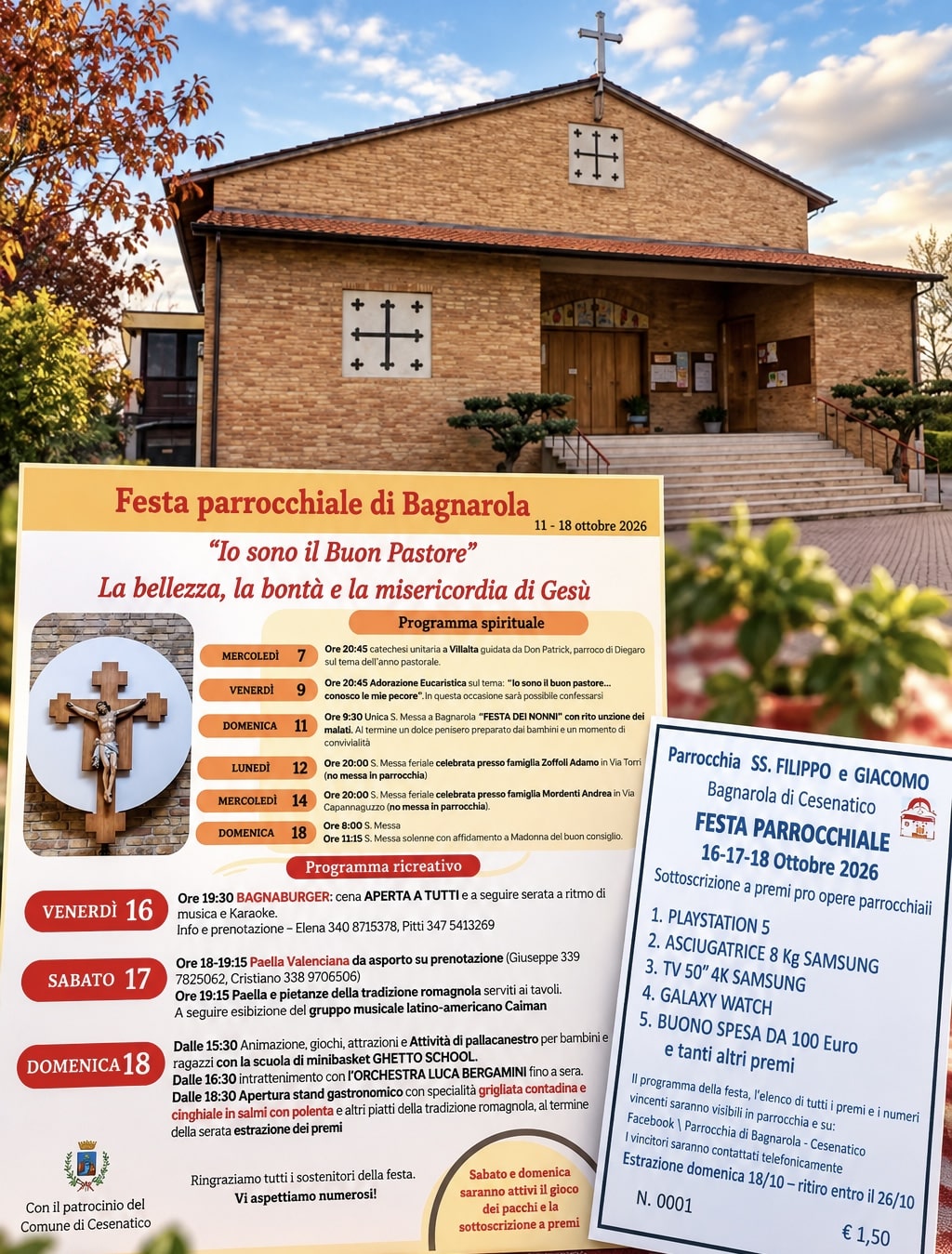 Bagnarola accende la festa: tre giorni di fede, musica e buona tavola
