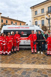 Croce Rossa, un compleanno per l’ambulanza donata dalla Fondazione Marta Rossi