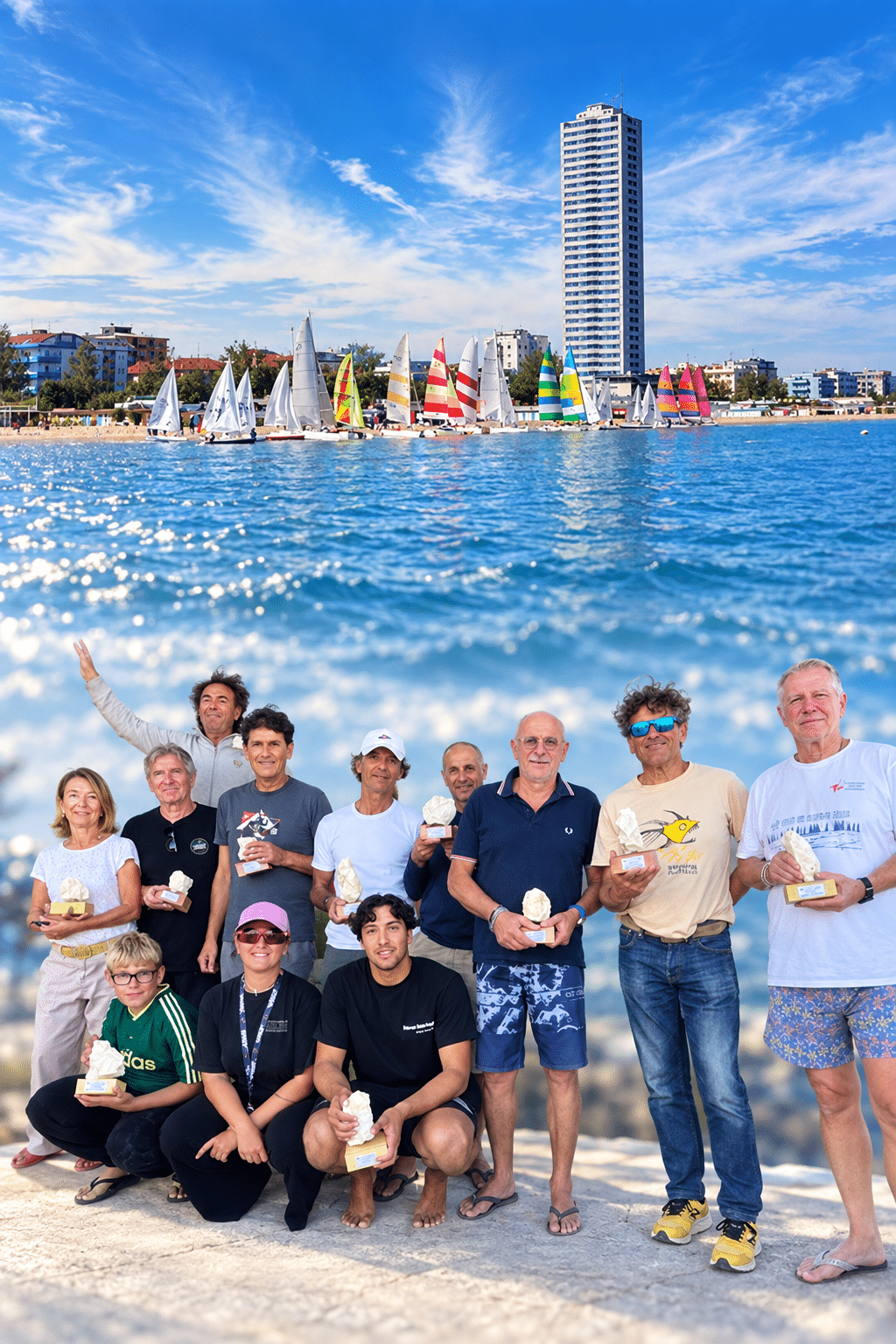 Frasassi, un duello all’ultima prua per salutare il mare