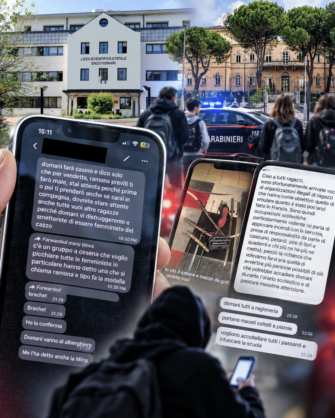 Minacce di violenza nelle chat studentesche: a scuola corre la psicosi