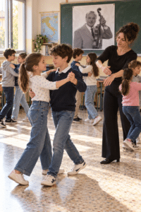 Il liscio torna sui banchi: i bambini scoprono Secondo Casadei
